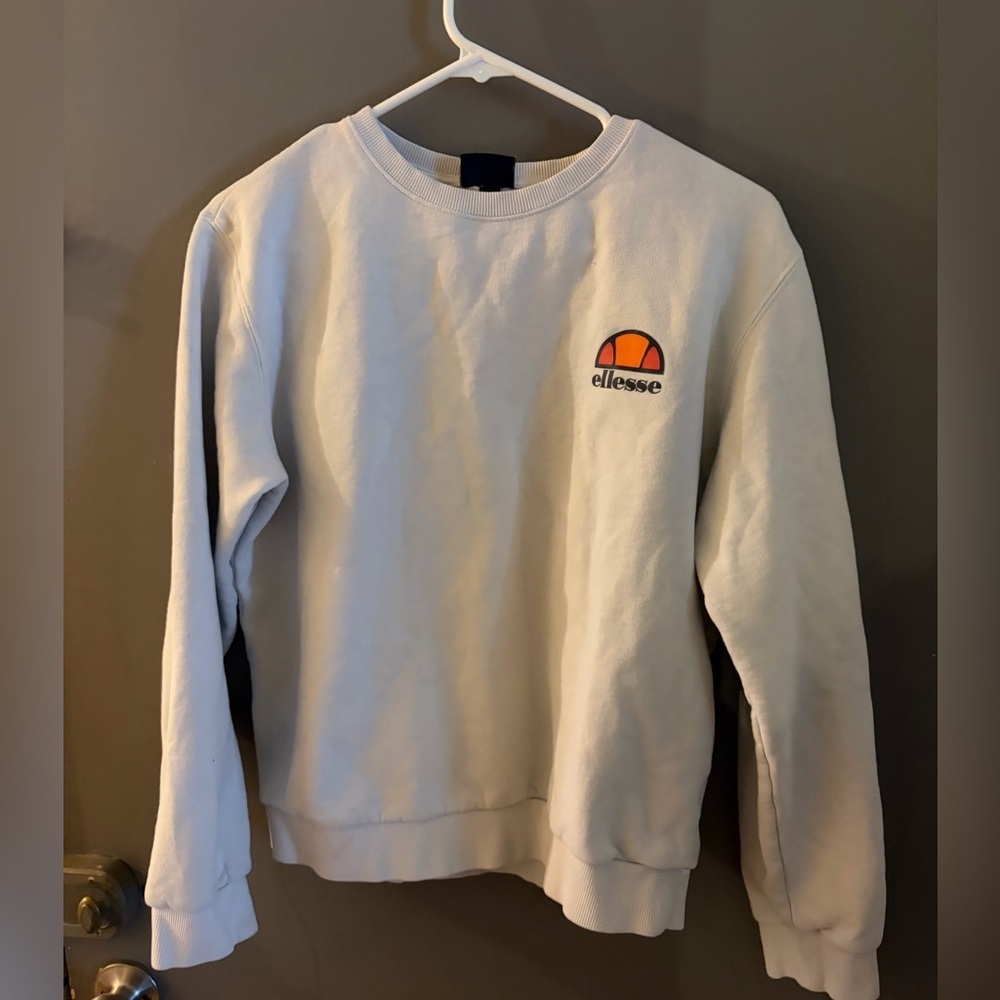 Ellesse Cream‎ Sweatshirt with Iconic Logo